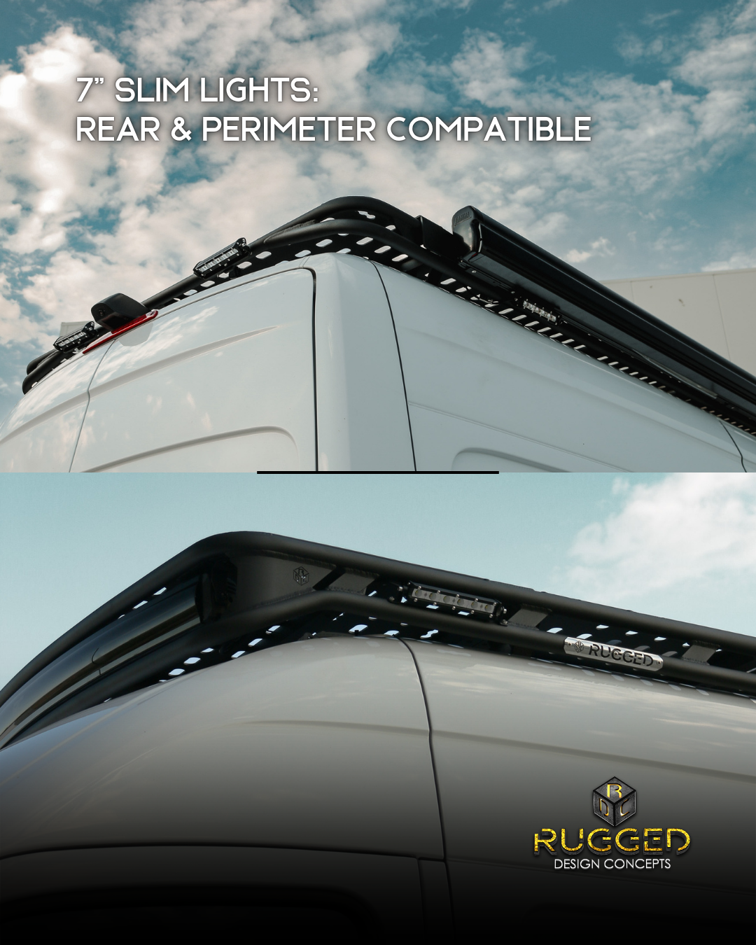 7 slim lights on RDC Rack
