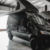 144 High Roof Mercedes Sprinter Van with Rugged Roof Rack and Fiamma F45S awning , Sprinter Van Roof Top Tent
