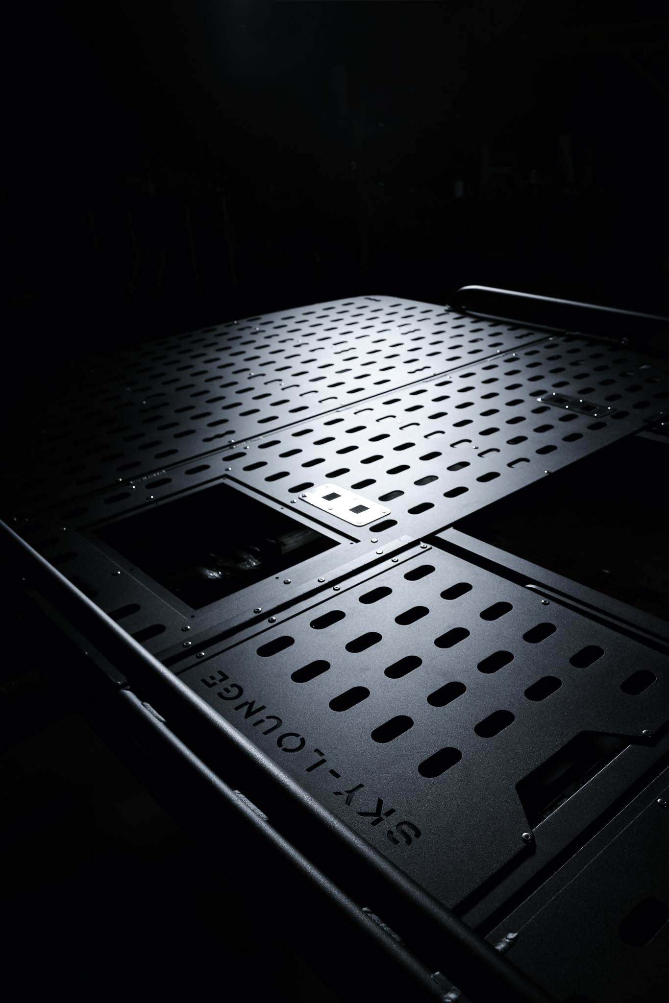 Rugged Design Concepts Sprinter Van Roof Rack deck plate design