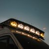 Rugged design concepts roof rack paired with baja designs lp9 pro led light pods